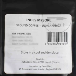 India Mysore Ground Coffee, 250g Ingredients Brands|Drinks
