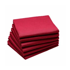 Outlet Cambrai Napkin Red, 45cm Tableware Brands|French Ingredients