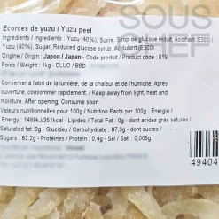 Online Candied Yuzu Peel, 1kg Ingredients Brands|Japanese Ingredients
