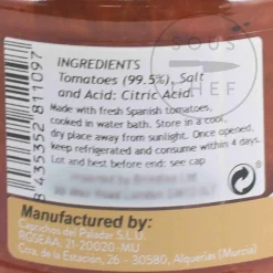 Best Caprichos del Paladar Roasted Chopped Tomatoes, 280g Ingredients Brands|Spanish Ingredients