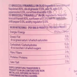New Neopolitan Friarielli Broccoli in Oil, 800g Italian Ingredients|Vegetables