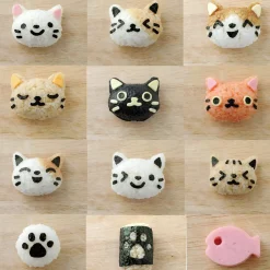 Best Cat Rice Mould Set Tableware Brands|Japanese Ingredients
