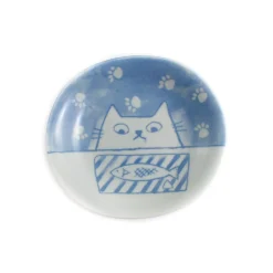 Best Cat with Fish Japanese Side Plate, 14cm Tableware Brands|Plates