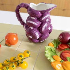 Discount Ceramic Red Onion Jug, 1 Litre Jugs & Bottles|Tableware Brands