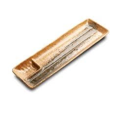 Outlet Chairo Sushi Platter with Soy Sauce Compartment, 33.5cm Japanese Ingredients|Plates