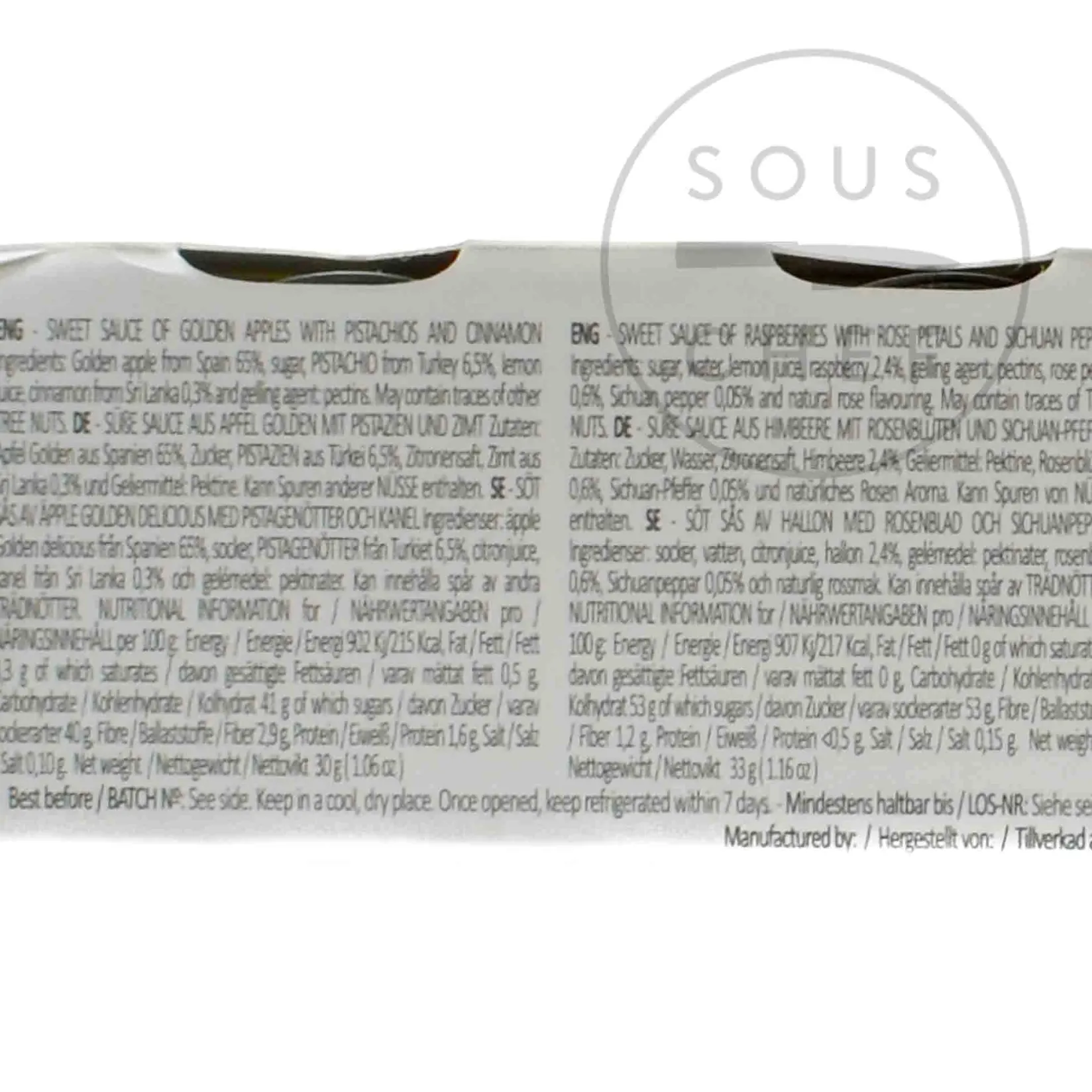 New Cheese Pairing Condiments Selection, 5x30g Ingredients Brands|Spanish Ingredients