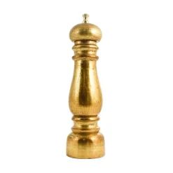 Clearance Gold Leaf Pepper Mill, 28cm Italian Ingredients|Table Setting