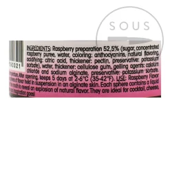 Hot Raspberry Flavour Pearls French Ingredients|Baking Ingredients