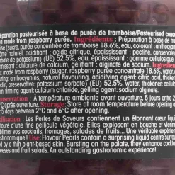 Hot Raspberry Flavour Pearls French Ingredients|Baking Ingredients