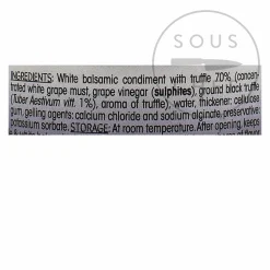 Outlet White Balsamic and Black Truffle Flavor Pearls Ingredients Brands|French Ingredients