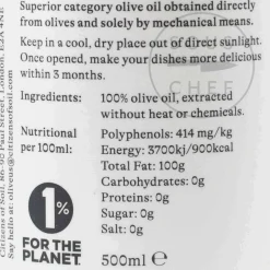 Outlet Spanish Single Estate Extra Virgin Olive Oil, 500ml Ingredients Brands|Spanish Ingredients