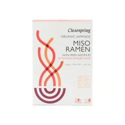Hot Organic Miso Soup Ramen Noodles, 210g Japanese Ingredients|Stock & Bouillon
