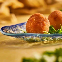 Cobalt Blue Rim Glass Serving Tray, 34x17cm Tableware Brands