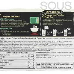 Hot Colourful Boba Tropical Iced Tea Kit, 3 sets Ingredients Brands|Drinks