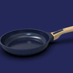 Hot Lightweight Non-Stick 3 Piece Cookware Set with Detachable Handles, Blue, BPA-Free Pots & Pans