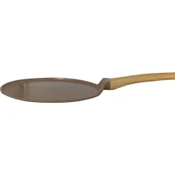 New Lightweight Non-Stick Crepe Pan, 28cm, Taupe, BPA-Free Pots & Pans