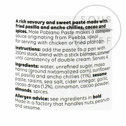 Best Mole Poblano Paste, 190g Mexican Ingredients|Sauces & Condiments