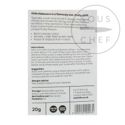 Whole Habanero Chillies, 20g Mexican Ingredients|Herbs & Spices