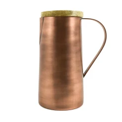 Outlet Copper & Mango Wood Water Jug, 1250ml Tableware Brands