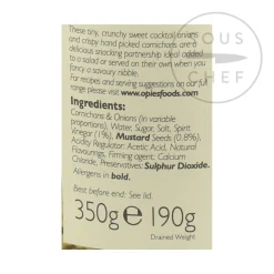 Outlet Cornichons and Pickled Onions, 350g Ingredients Brands|Vegetables
