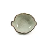 Clearance Cream & Pale Green Leaf Dish, 9.8cm Tableware Brands|Japanese Ingredients