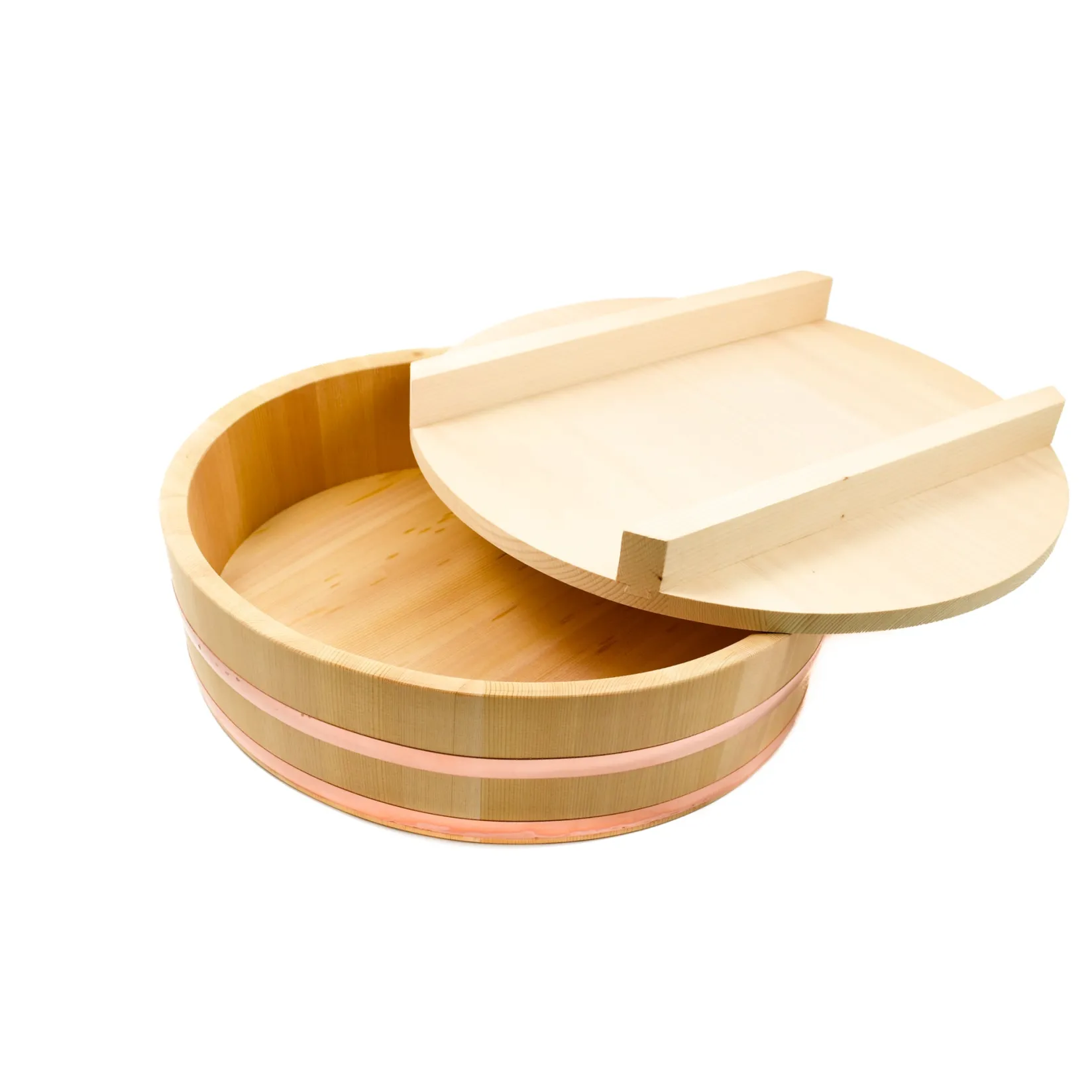 Online Cypress & Copper Hangiri Sushi Barrel Japanese Ingredients|Japanese Tableware