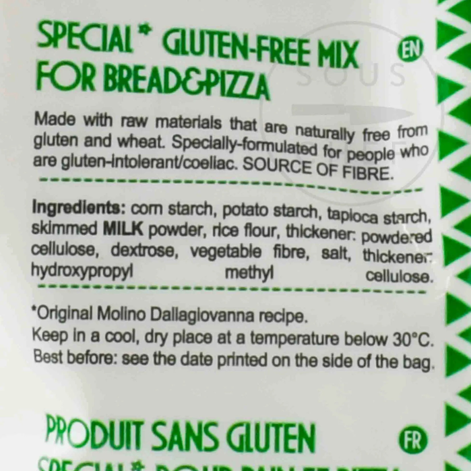 Clearance Dallagiovanna Gluten Free Pizza & Bread Flour, 1kg Ingredients Brands|Italian Ingredients