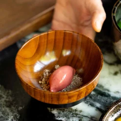 Sale Dantsuki Jujuba Wood Soup Bowl, 12cm Japanese Ingredients|Japanese Tableware