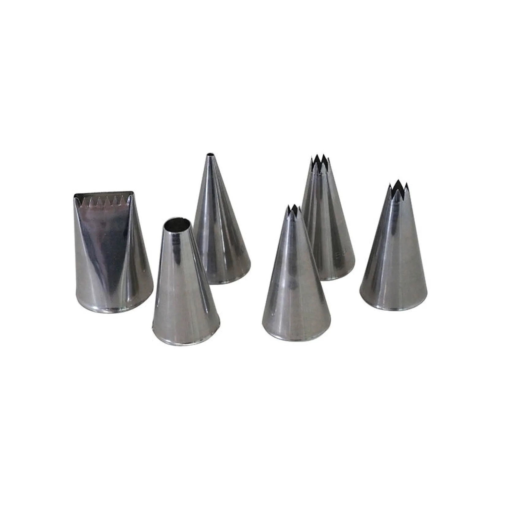 Online 6 Stainless Steel Piping Nozzles French Ingredients|Kitchen Tools & Utensils