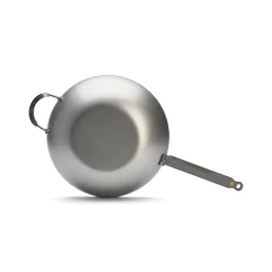 Mineral B Flat Base Wok, 32cm Pots & Pans