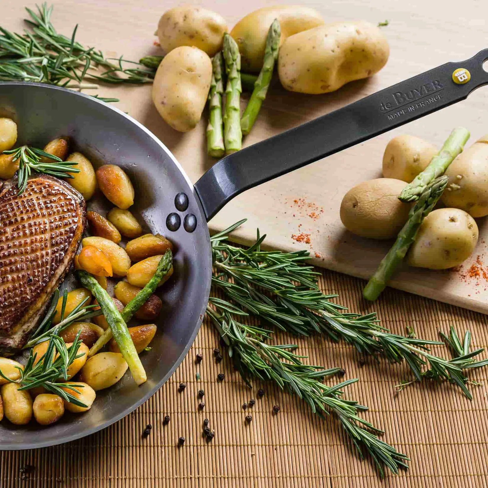 Outlet Mineral B Frying Pan, 28cm French Ingredients|Pots & Pans