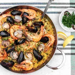 Best Mineral B Paella Pan, 32cm Spanish Ingredients|Pots & Pans