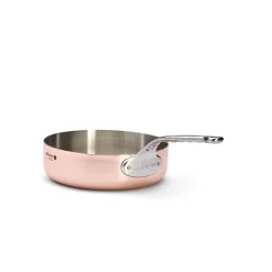 Outlet Prima Matera Copper Saute Pan with Stainless Steel Handle, 24cm Pots & Pans