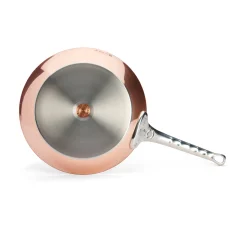 Hot Prima Matera Induction Copper Frying Pan with Stainless Steel Handle Pots & Pans