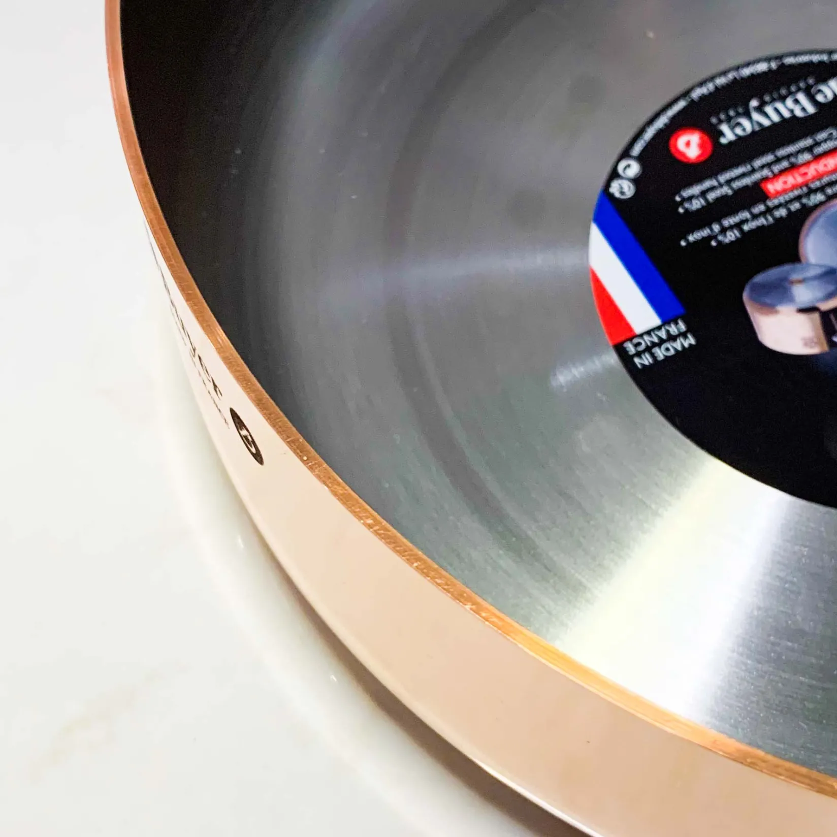 Clearance Prima Matera Induction-Compatible Copper Saute Pan - Straight French Ingredients|Pots & Pans