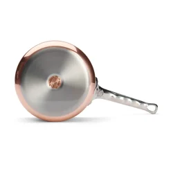 Prima Matera Induction Copper Saucepan with Stainless Steel Handle Pots & Pans