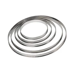 Clearance Stainless Steel Tart Ring, 20cm French Ingredients|Baking Supplies & Equipment