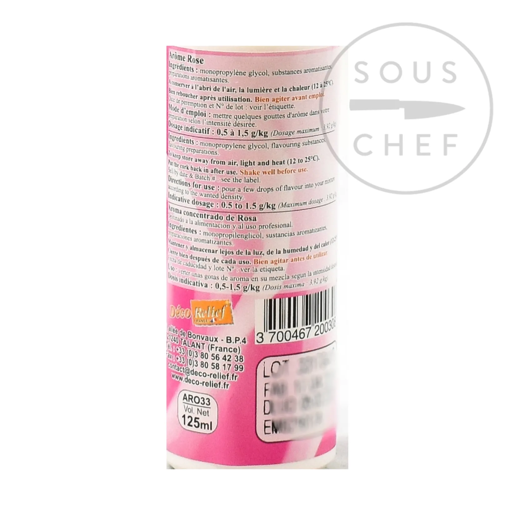 Online Concentrated Rose Flavour, 125ml Ingredients Brands|Baking Ingredients
