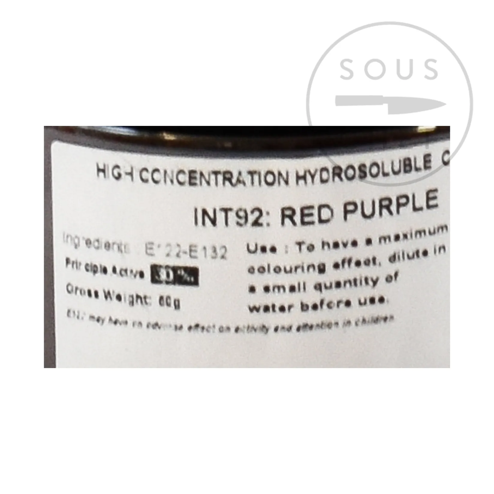 New Intense Purple Food Colour, 50g Ingredients Brands|Baking Ingredients