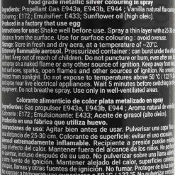 Best Metallic Silver Spray, 300ml Ingredients Brands|Baking Ingredients