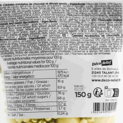 White Chocolate & Golden Decorating Pearls, 150g Ingredients Brands|Baking Ingredients