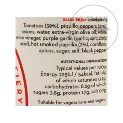 Salsa Brava, 165g Ingredients Brands|Spanish Ingredients