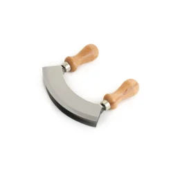 Online Double Bladed Mezzaluna Herb Knife Kitchen Knives