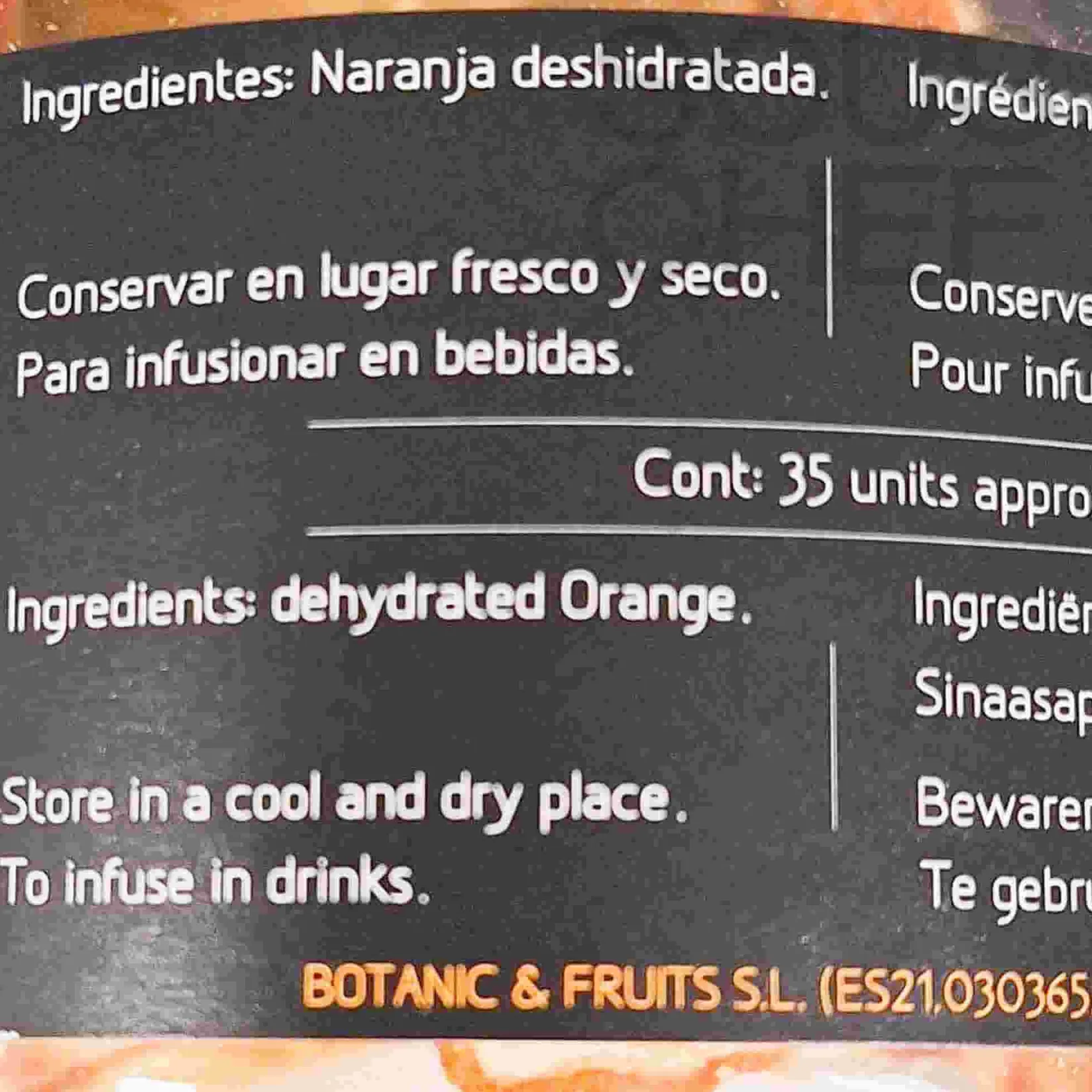 Sale Dried Orange Slices in Jar, 70g Ingredients Brands|Baking Ingredients