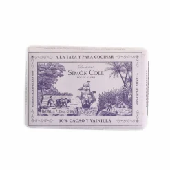 Drinking Chocolate Bar with 60% Cocoa & Bourbon Vanilla, 200g Ingredients Brands|Spanish Ingredients