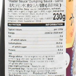 Online Dumpling Sauce Garlic, 230g Ingredients Brands|Chinese Ingredients