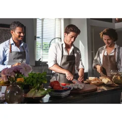 New Canvas BBQ Apron in Washed Grey Kitchen Textiles & Clothing