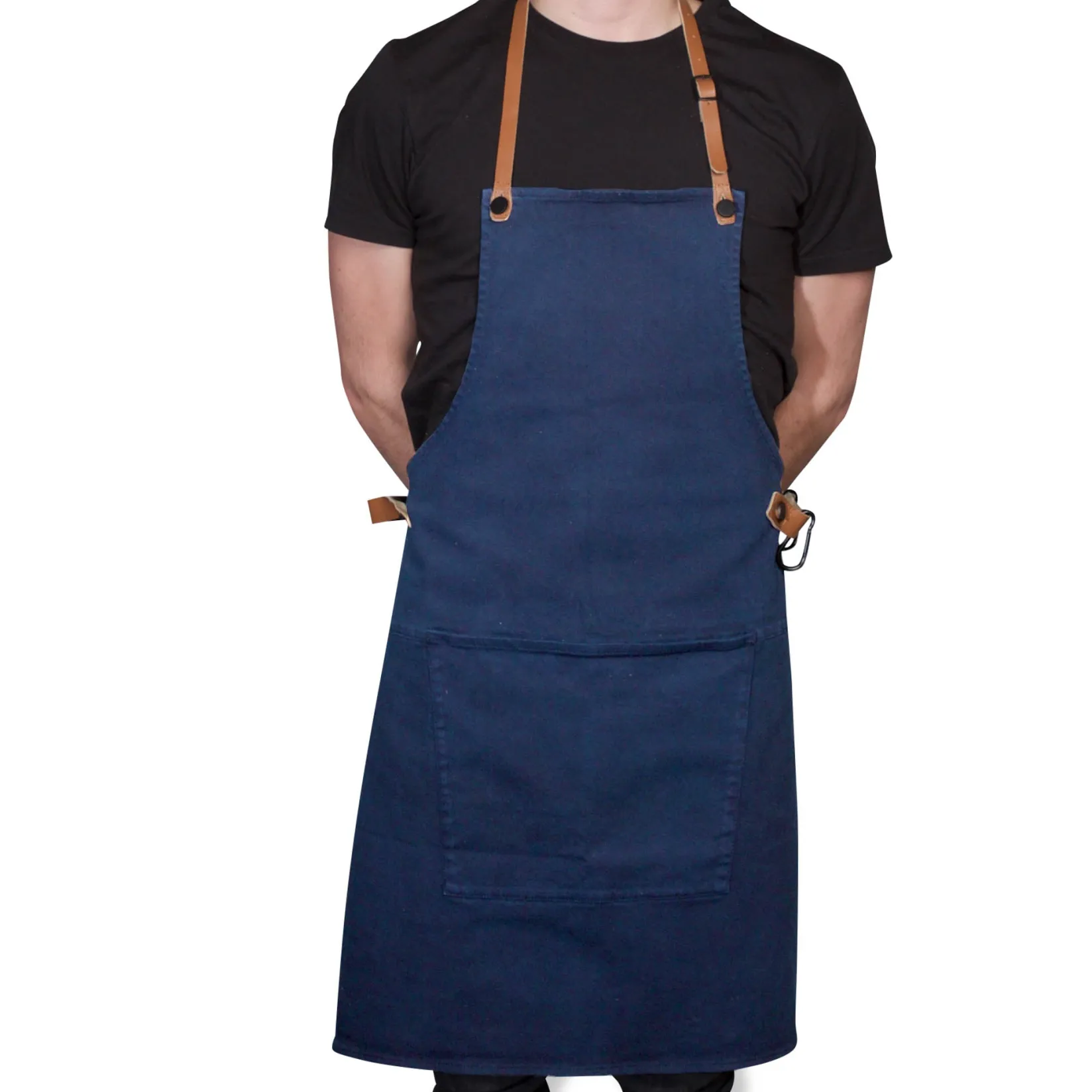 Outlet Canvas BBQ Apron in Dark Blue Kitchen Textiles & Clothing