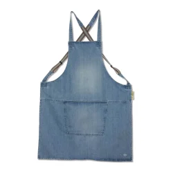 Discount Denim Suspender Apron in Blue Kitchen Textiles & Clothing
