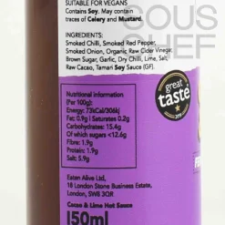 Hot Cacao & Lime Hot Sauce, 150ml Ingredients Brands|Sauces & Condiments